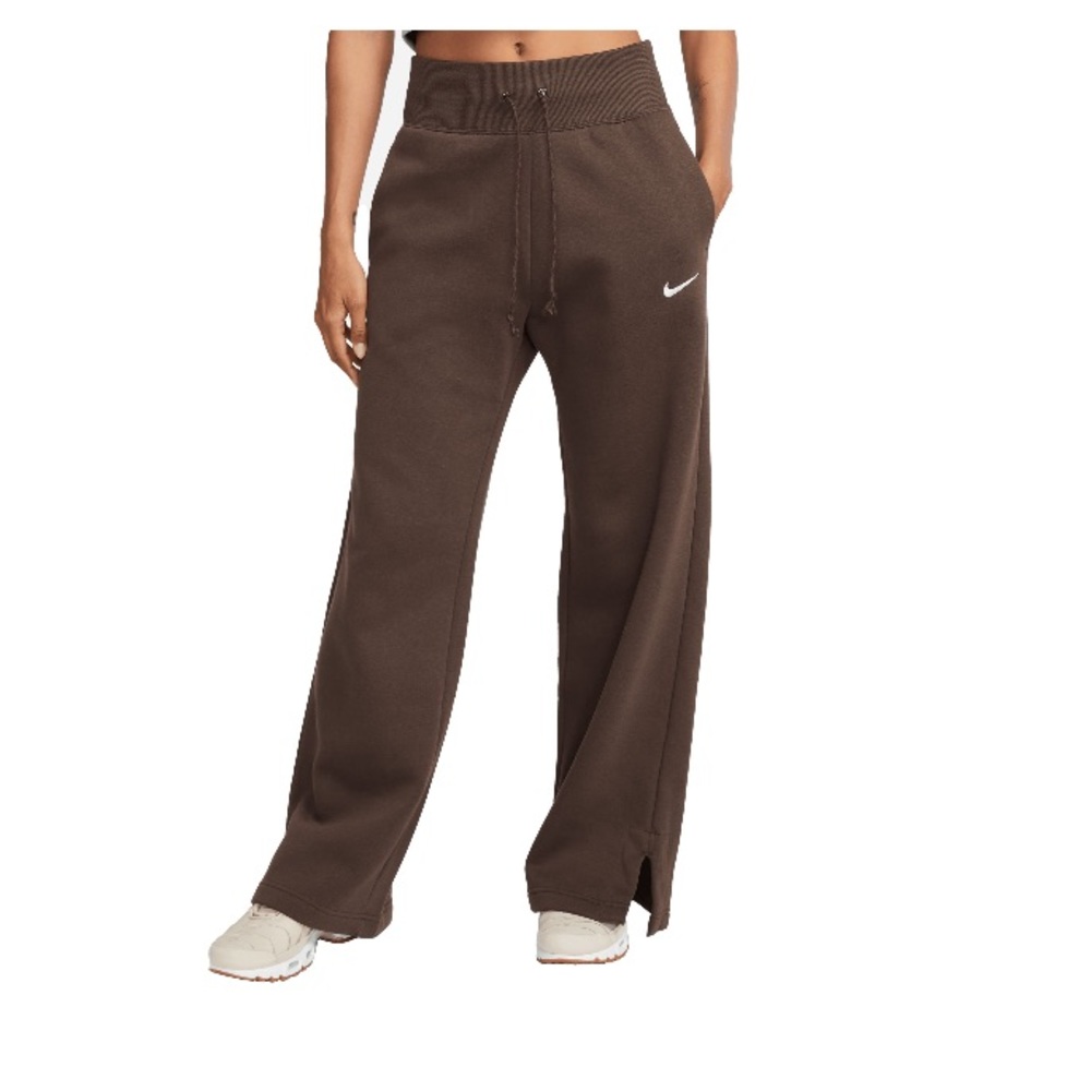 Womens Nike Fleece Lined Wide Leg Sweatpants